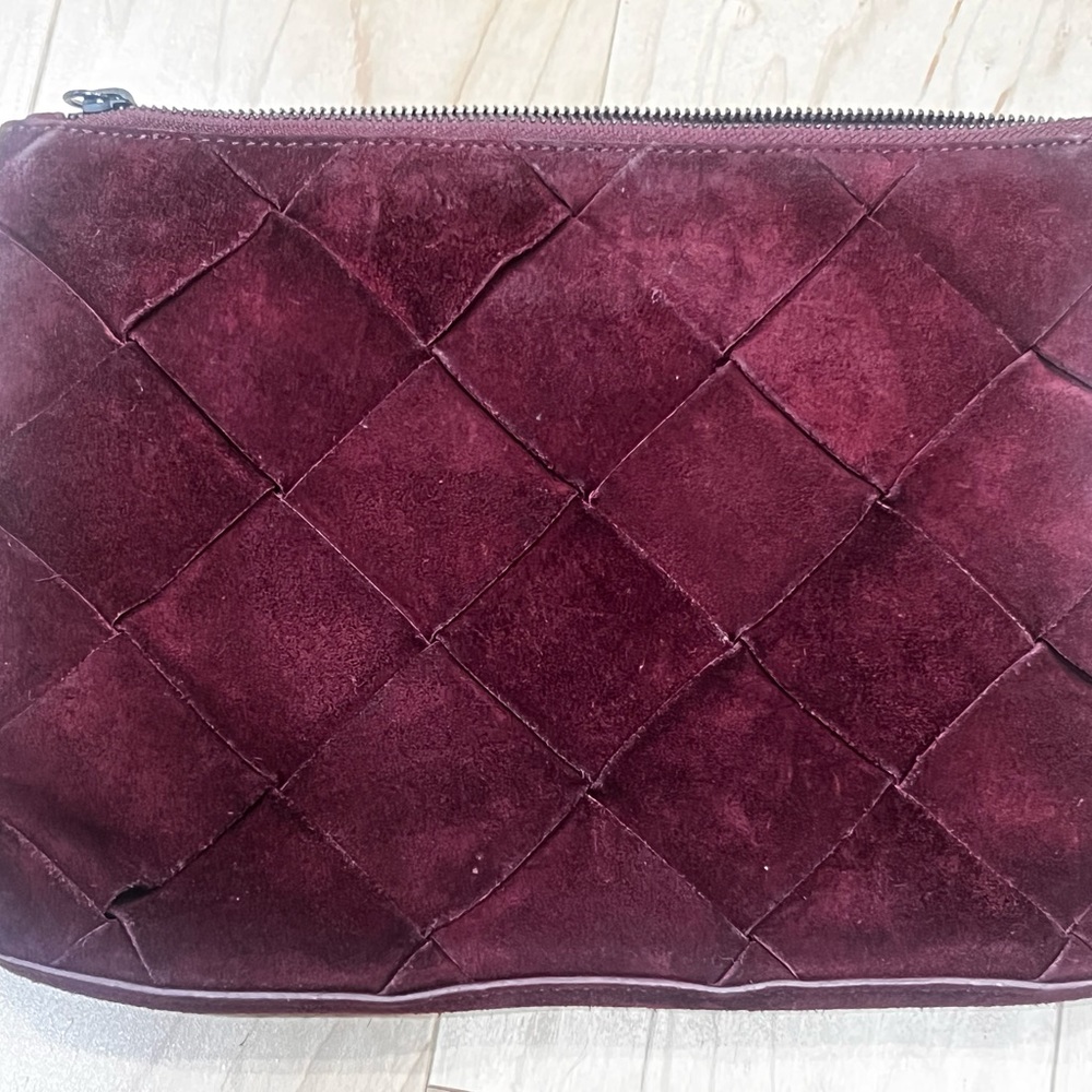 LOEFFLER RANDALL suede clutch